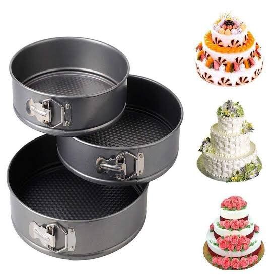 Cake Mould Pan Set Pack of 3