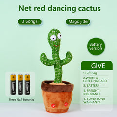 Dancing Cactus Talking Cactus Stuffed Plush Electronic Toy