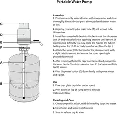 Drinking Water Hand Press Pump Manual Water Pump Kettle Home Office