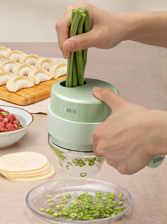 4 In 1 Handheld Electric Vegetable Cutter Set Multifunctional automatic meat grinder