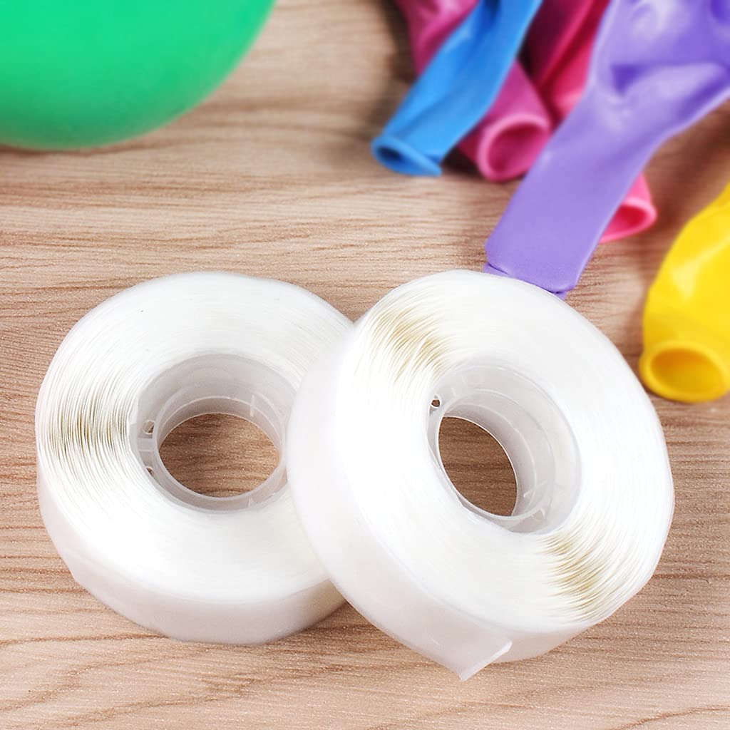 Glue Point Clear Balloon Glue,Balloon Glue Dots,Removable Adhesive Dots,Double Sided Dots of Glue Tape,for Craft Scrapbook Birthday Christmas Wedding Decoration