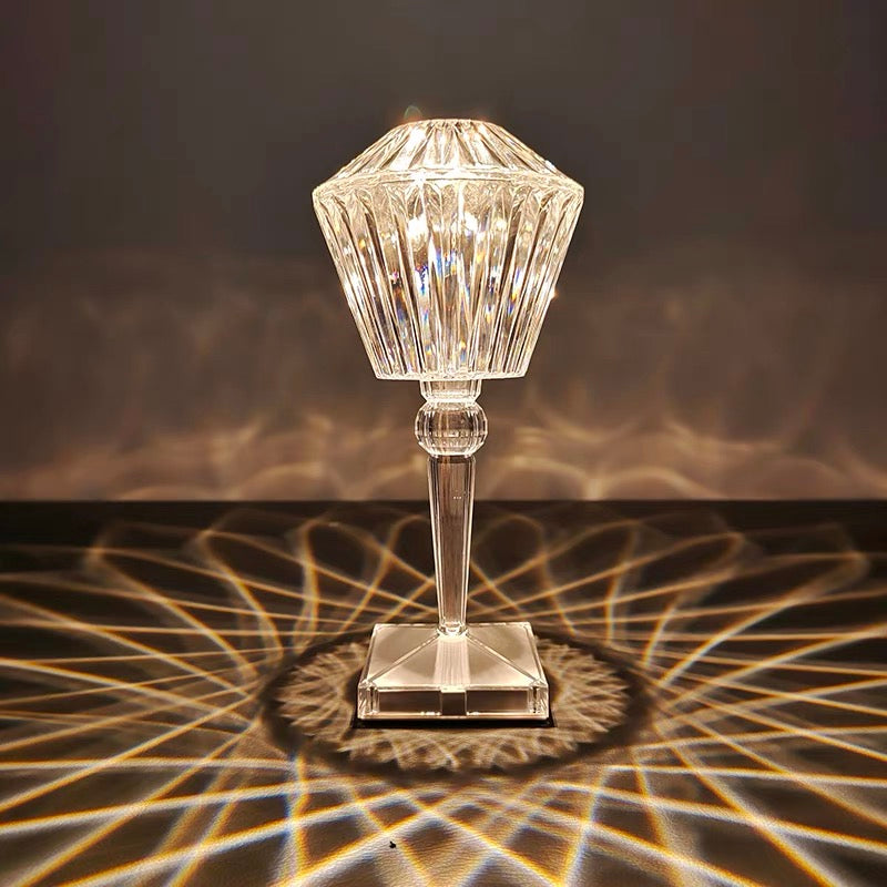 Usb Charging Touch Lamp Crystal Led Diamond Light Remote Control