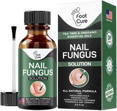 FOOT CURE Extra Strong Organic & USA Made Finger & Toenail Fungus Treatment