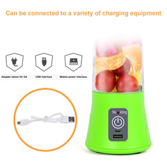 Portable Mini Electric Juicer Cup Rechargeable Fruit Mixer Machine