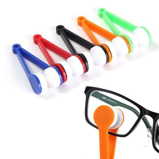 Mini Tweezers Type Microfiber Eyeglasses Cleaner Portable Spectacles Sun Glasses Lens Cleaning Tools Soft Brush Wiper