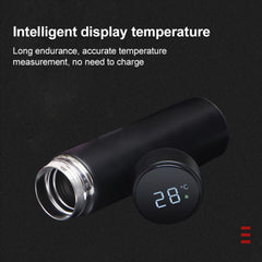 500ML Smart LED Temperature Display Vacuum Flask Metal Stainless Steel Thermos Water Bottle