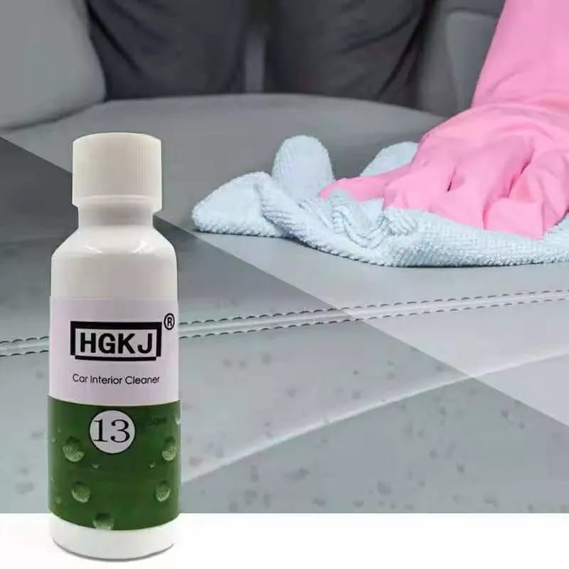 HGKJ 13, 50ML Car Leather Seat Interior CleanerPlastic Foam Cleaner