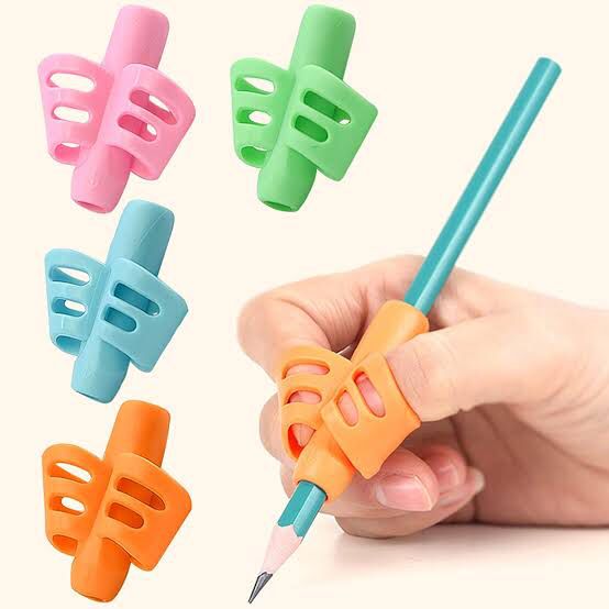 Children Writing Pencil Pen Holder Kids Learning Practise Silicone Pen Aid Grip