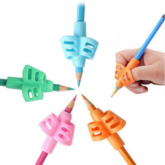 Children Writing Pencil Pen Holder Kids Learning Practise Silicone Pen Aid Grip