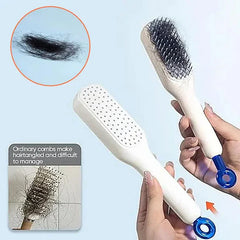 Self Cleaning Hair Brush - No Hair Mess 😍