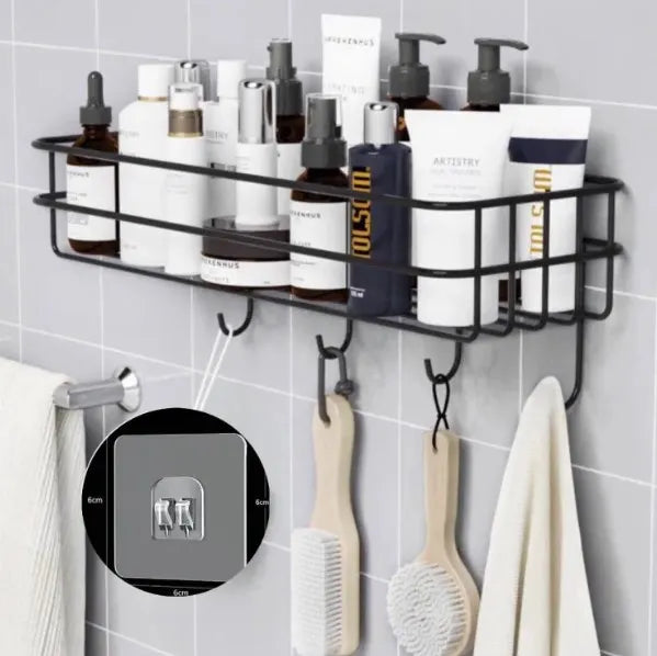 2 In 1 Wall Mounted Bathroom Rack