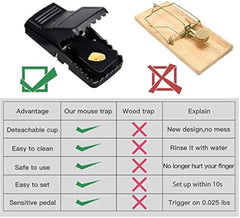 MOUSE TRAP REUSABLE MICE SNAP TRAPS