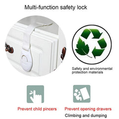 Plastic Cabinet Locks Children Safty Lock Protection Cabinet
