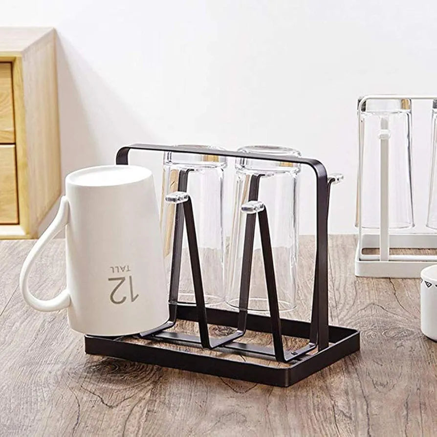 Iron Glass Stand And Cup Holder