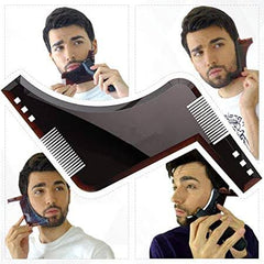 Fashion Beard Styling Template Comb