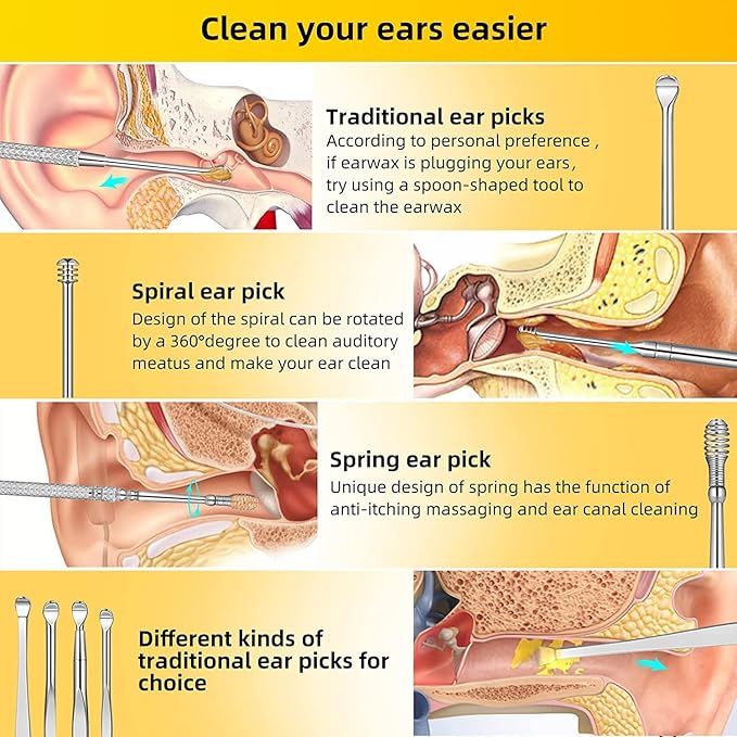 6 Pcs Ear Wax Removal Kit