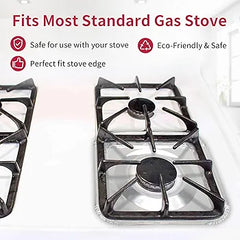 GAS STOVE BURNER LINERS (10 Pcs)