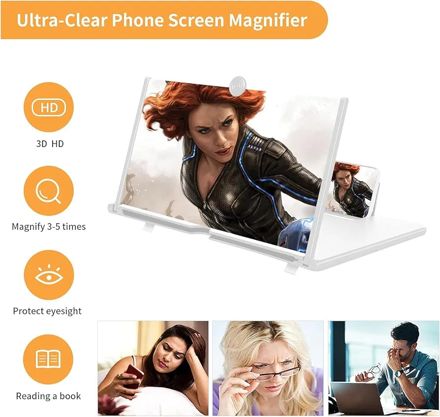 3D enlarge screen mobile phone magnifier