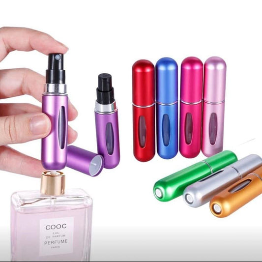 Portable Mini Refillable Perfume Atomizer Bottle, 5ml Atomizer Perfume Bottle, Refillable Perfume Spray, Scent Pump Case, Perfume Atomizer Refillable Travel