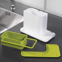 Kitchen Utensils Sink Sponge Holder Organiser Kitchen Utensil Holder for Sink Green