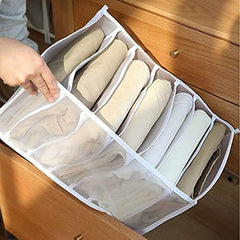 Pants Storage Organizer for Clothes Foldable Separated