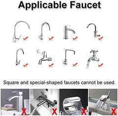 Adjustable Water Tap Extender Faucet Water Filters with Mineral Stone Efficient Filtration for Kitchen Bathroom Accessories