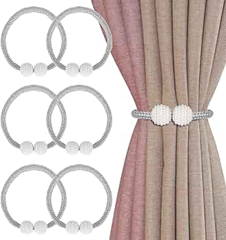 PEARL CURTAIN BUCKLE MAGNETIC CLIP