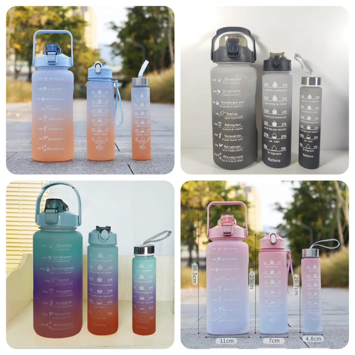 SPORTY MOTIVATIONOL WATER BOTTLES