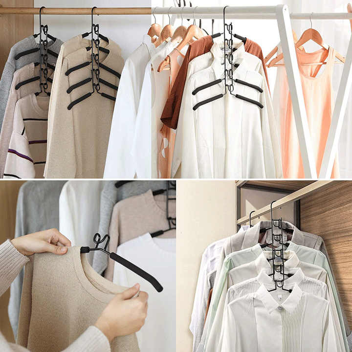 5 tier Anti Slip Clothes Hanger(Metal)