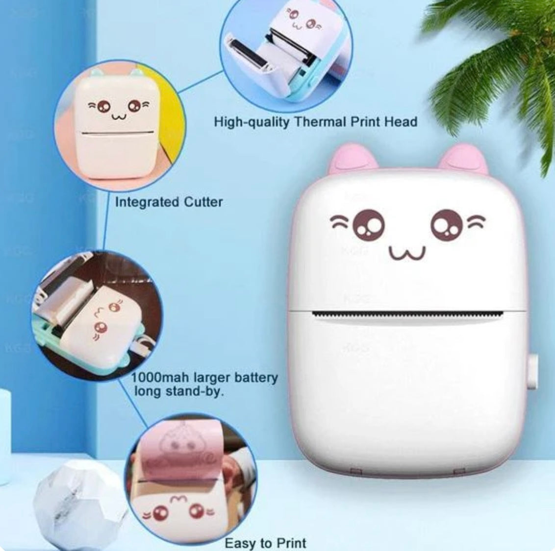 Mini Cute Pocket Printer