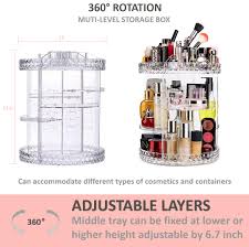 360 Rotating Makeup Organizer