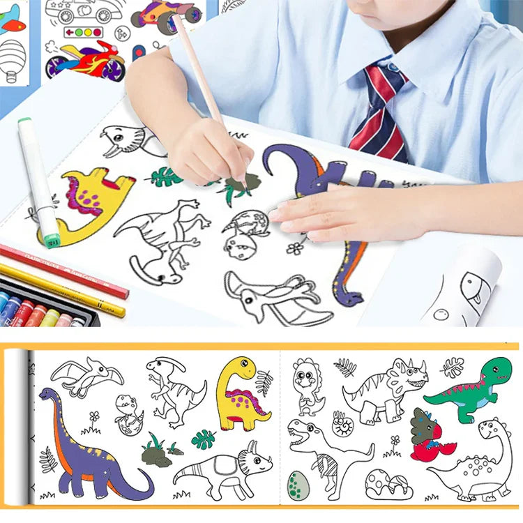 Children Drawing Roll