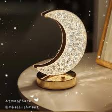 LED Crystal Moon Lamp