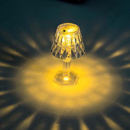 LED Diamond Crystal Projection Light Night Lamp