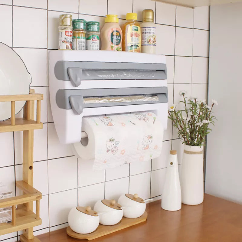 4 In 1 Kitchen Organizer Paper Towel Holder