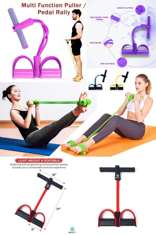 Yoga Training Tension Rope Sit-Ups Fitness Workout Foot Band