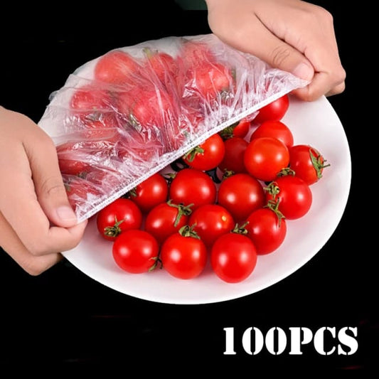 Reusable Elastic Food Covers 100Pcs